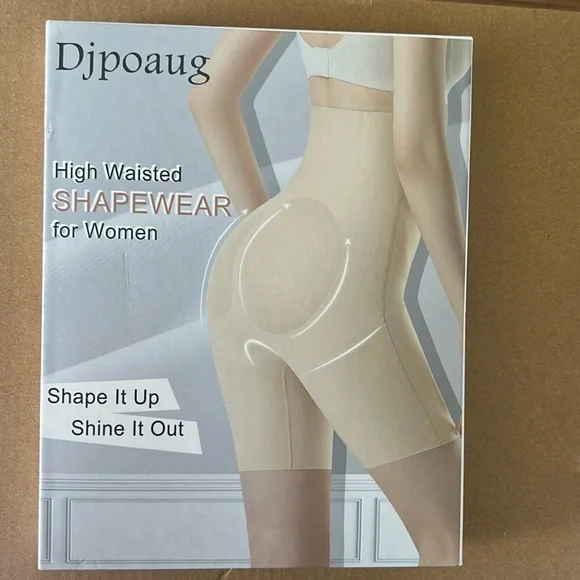 NWT Tummy Control Shapewear High Waisted Body Shaper Shorts Butt Lifting XXL - Picture 1 of 5